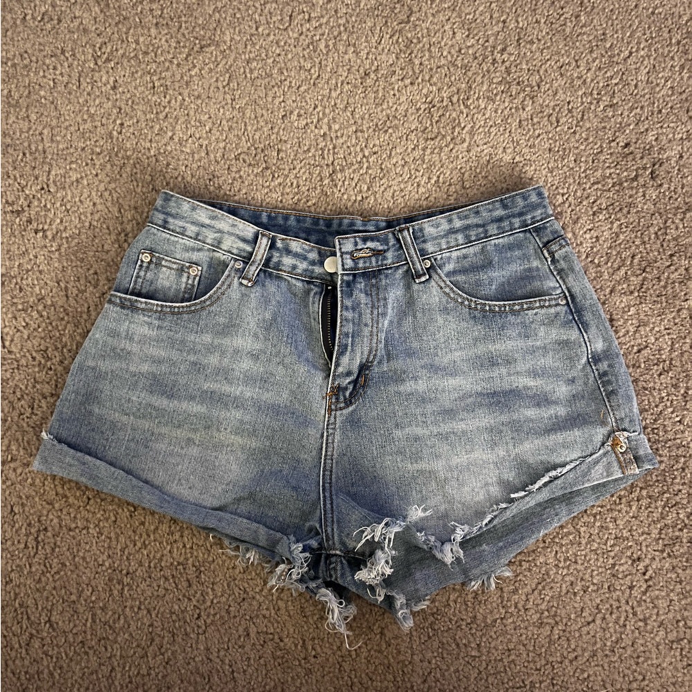 Shein, Jean Shorts, never worn, size L